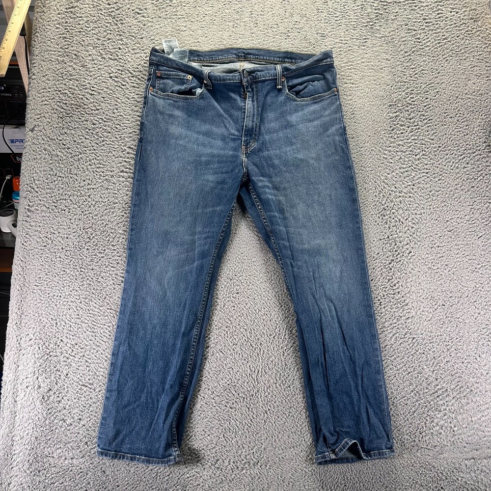 Levi's 559 Jeans Mens 40x30 Blue Cotton Denim Straight Workwear Travel Stretch